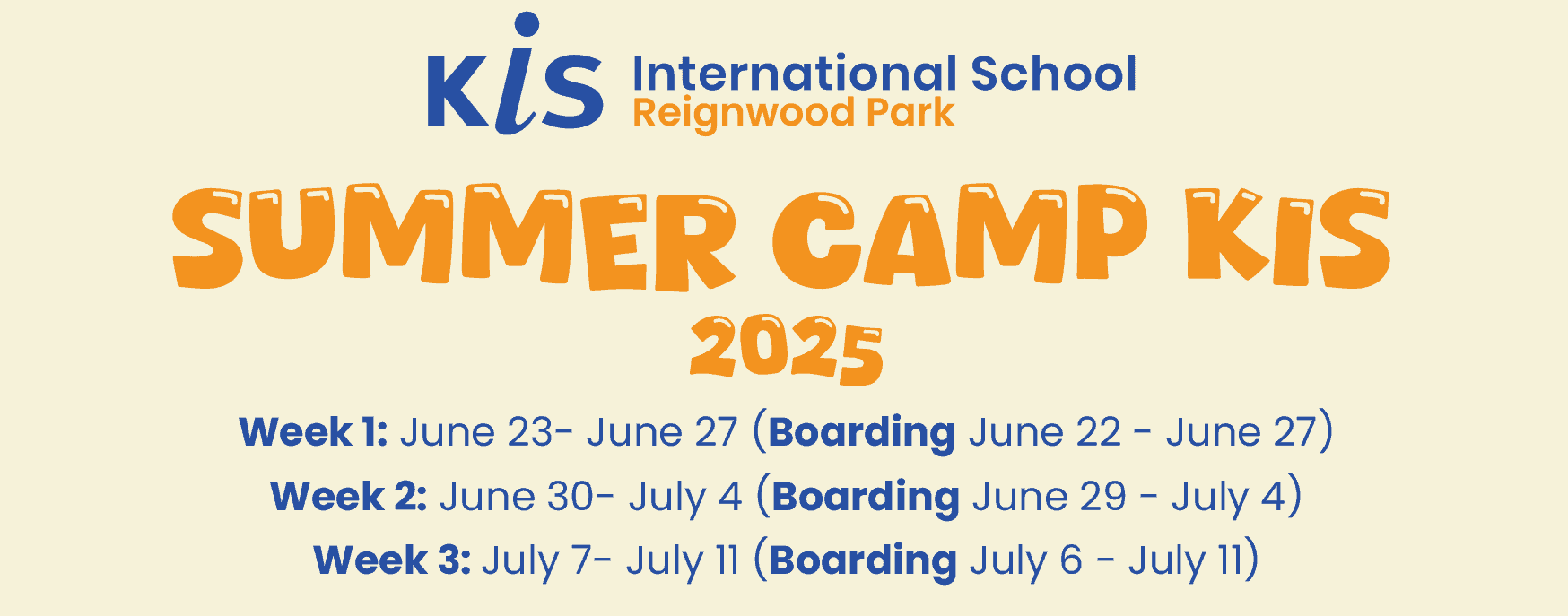 Summer Camp KIS 2025