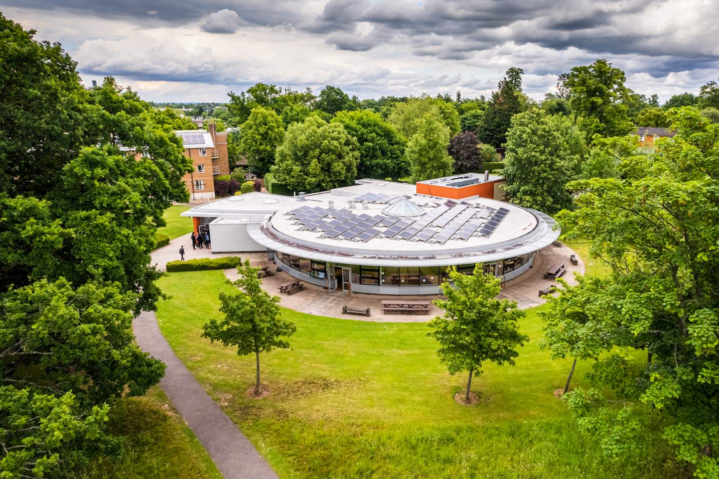 Resized Dining Hall Aerial Photo 2